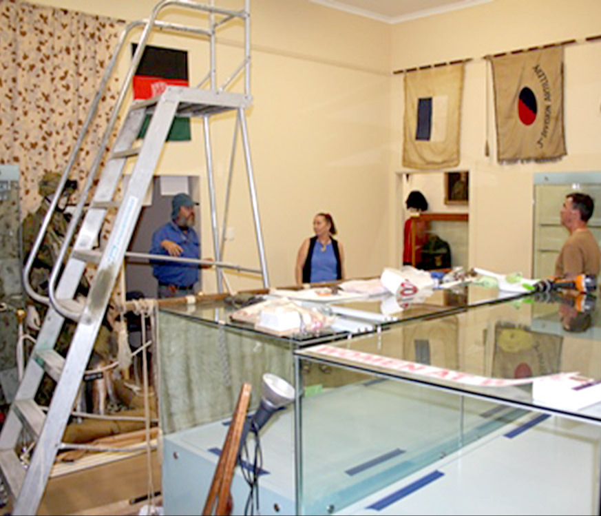 Setting up a display