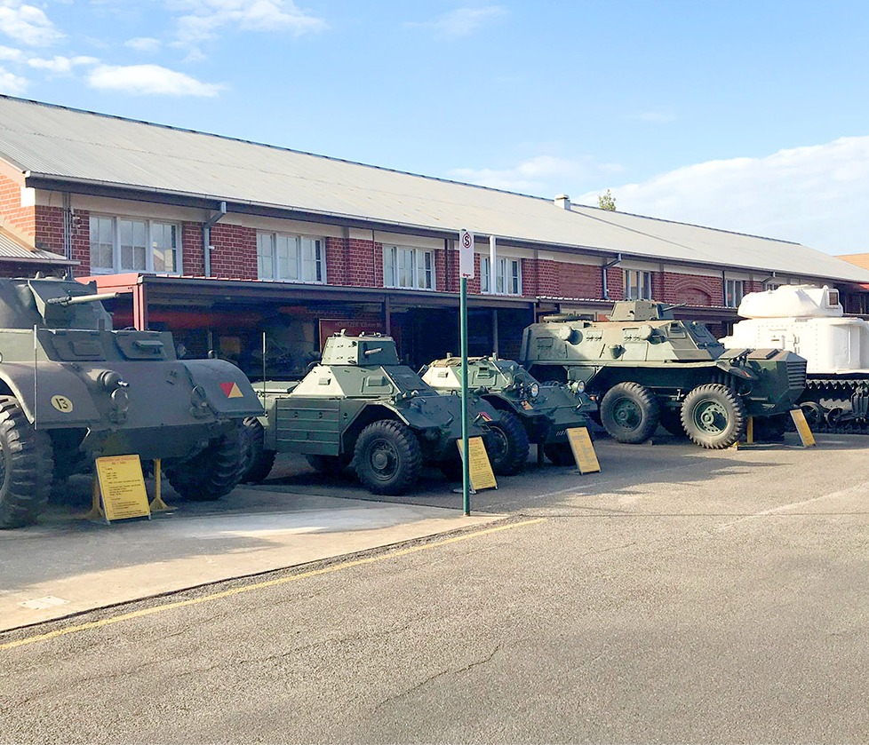 Tanks on Display at AMOSA